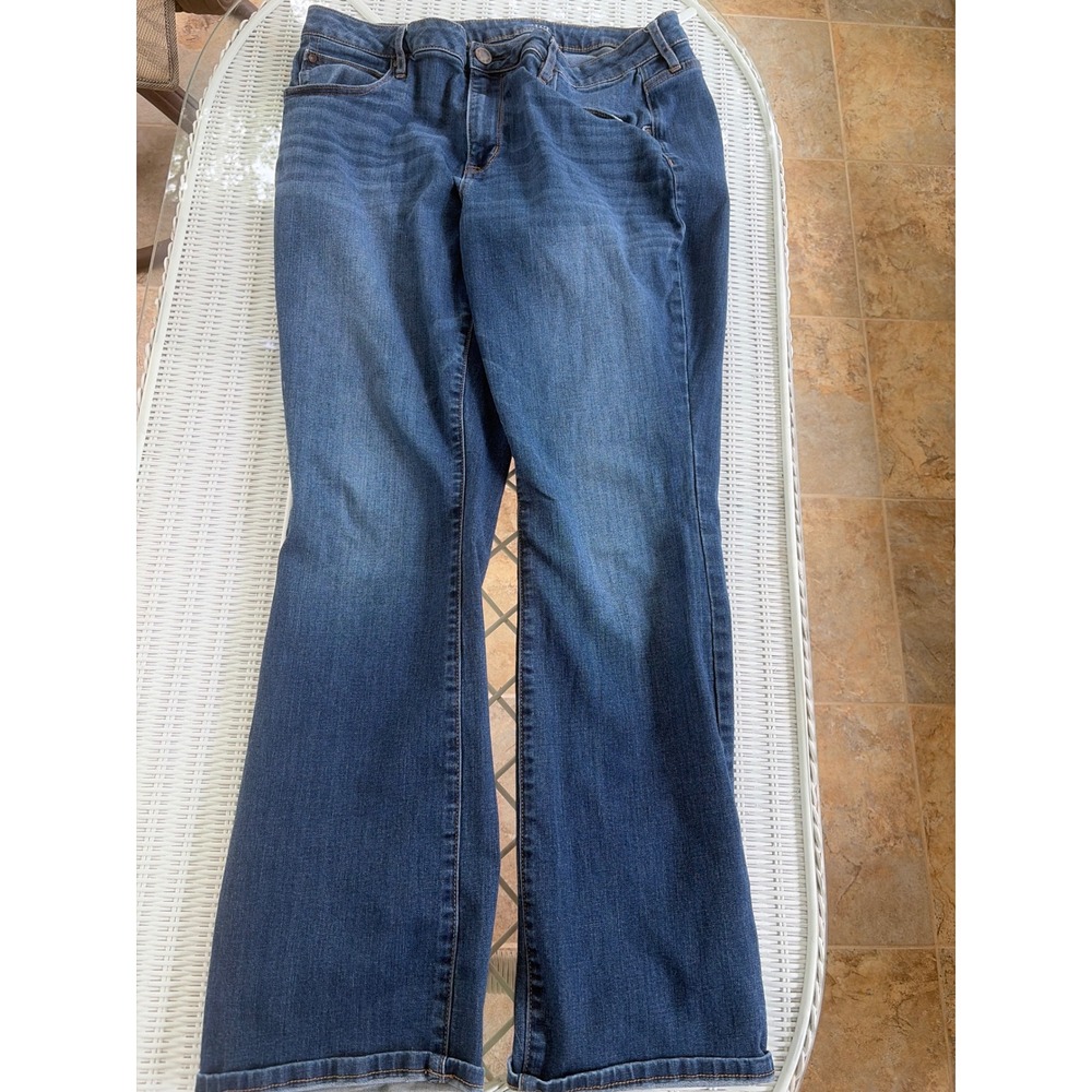 a.n.a A New Approach Women Medium Wash Bootcut Jeans Size 33/16 Blue Denim